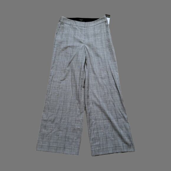 Tahari ASL Wide Leg Pant Plaid Women's Size 10 NWT 3NM703 - Picture 1 of 8